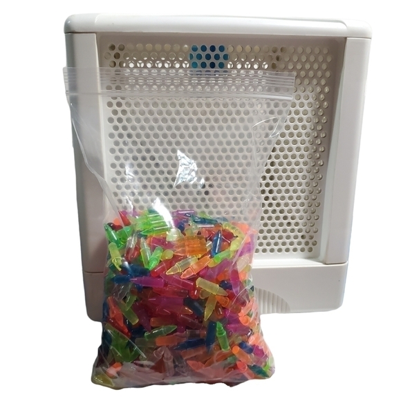 Vtg Hasbro Collectible Lite Brite light Bright Cube with drawers and pegs - Picture 2 of 11